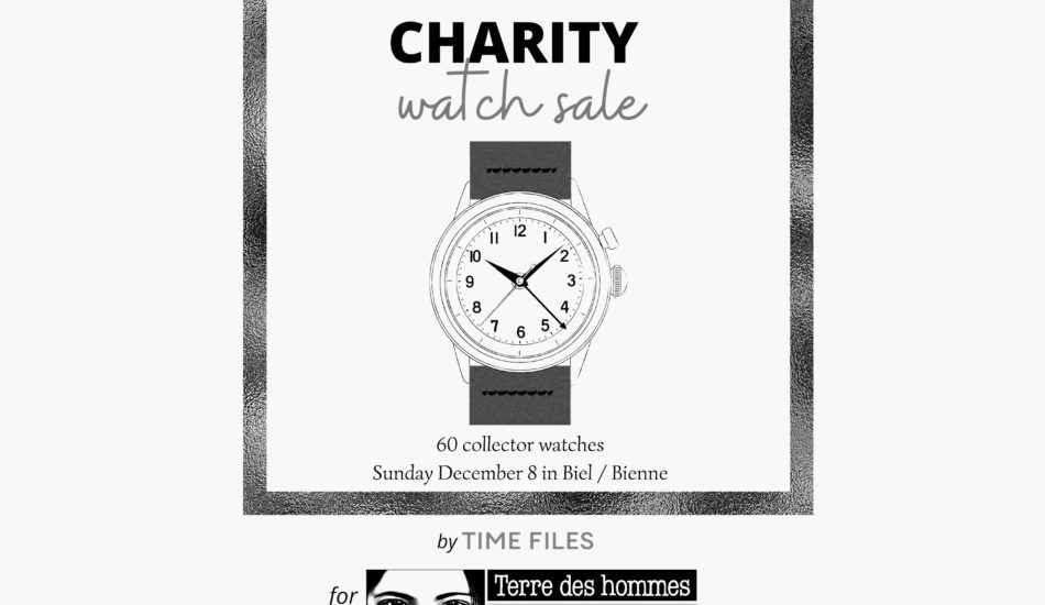 Charity watch sale in Biel / Bienne for Terre des hommes