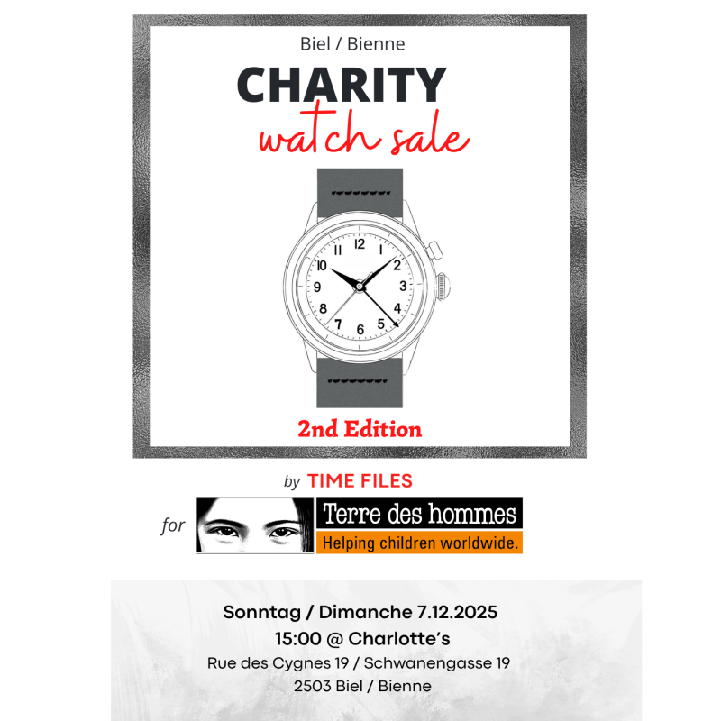Biel/Bienne Charity Watch Sale for Terre des Hommes